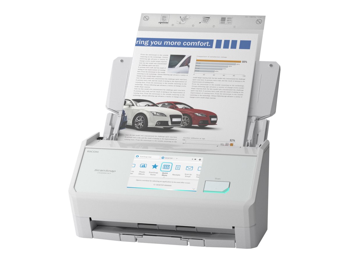 Ricoh ScanSnap iX2500 - Dokumentenscanner - Dual CIS - Duplex - 279 x 432mm - 600 dpi x 600 dpi - bis zu 45 Seiten/Min. (einfarbig)