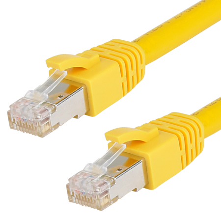Cat.8.1 Patchkabel LAN Kabel RJ45 gelb