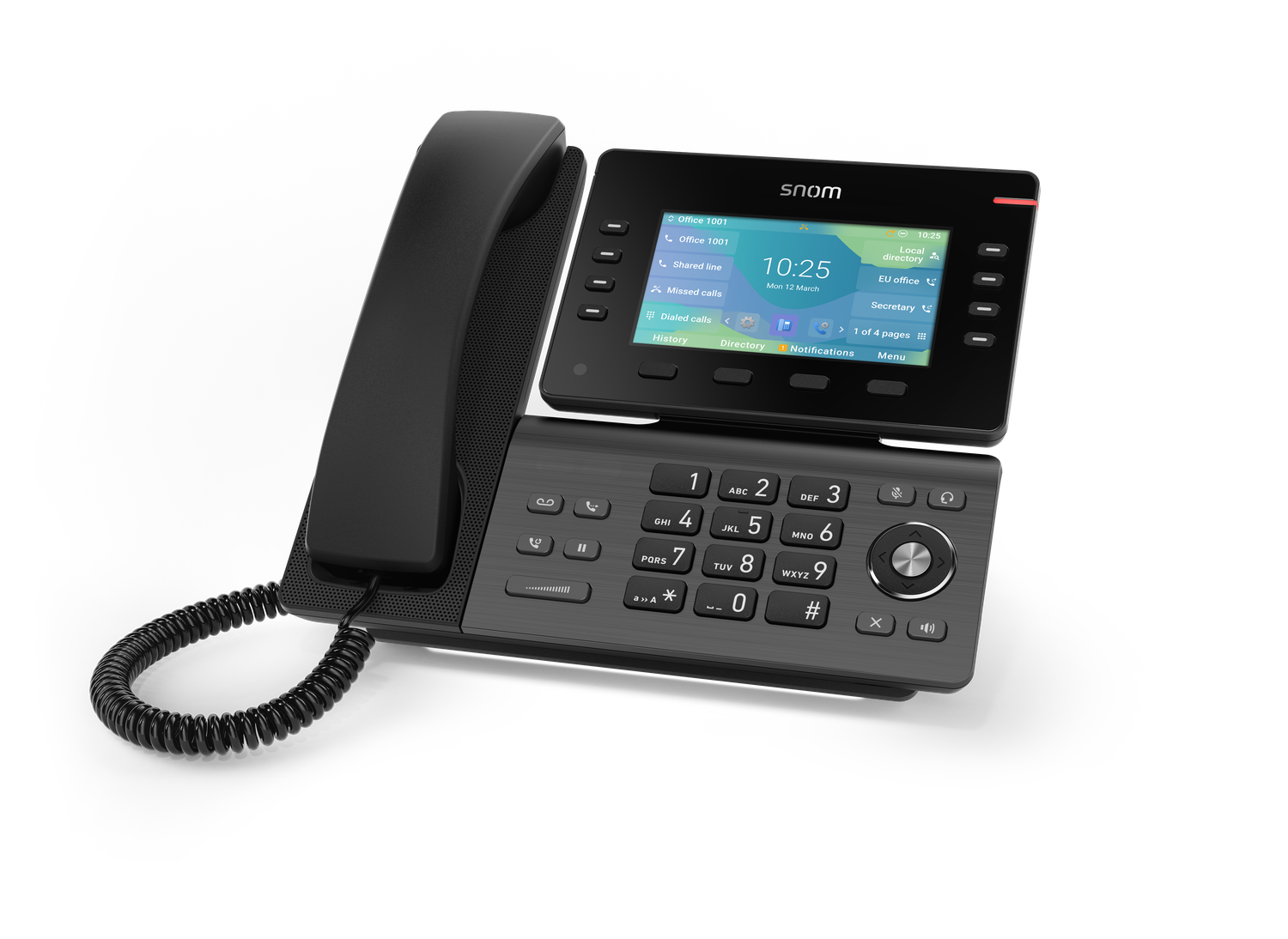 Snom D862 - VoIP-Telefon mit Rufnummernanzeige