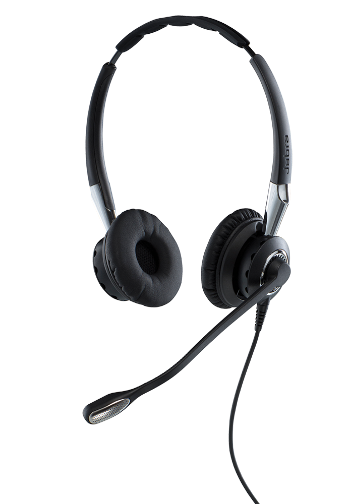 Jabra Biz 2400 II QD Duo NC Binaural Kopfband Schwarz - Silber Jabra Biz 2400 II QD Duo NC Binaural Kopfband Schwarz - Silber