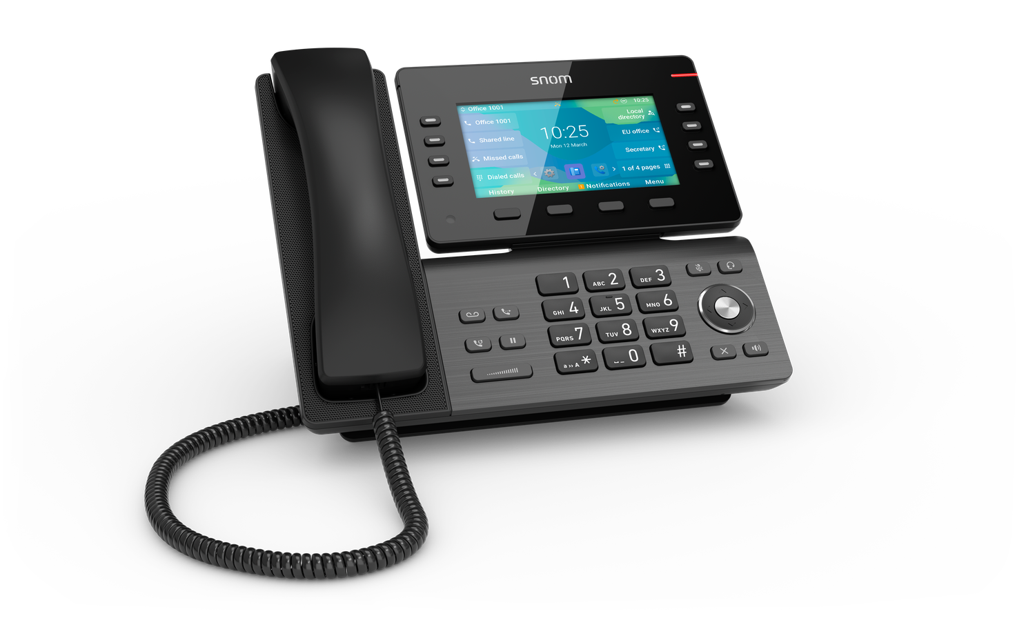 Snom D862 - VoIP-Telefon mit Rufnummernanzeige