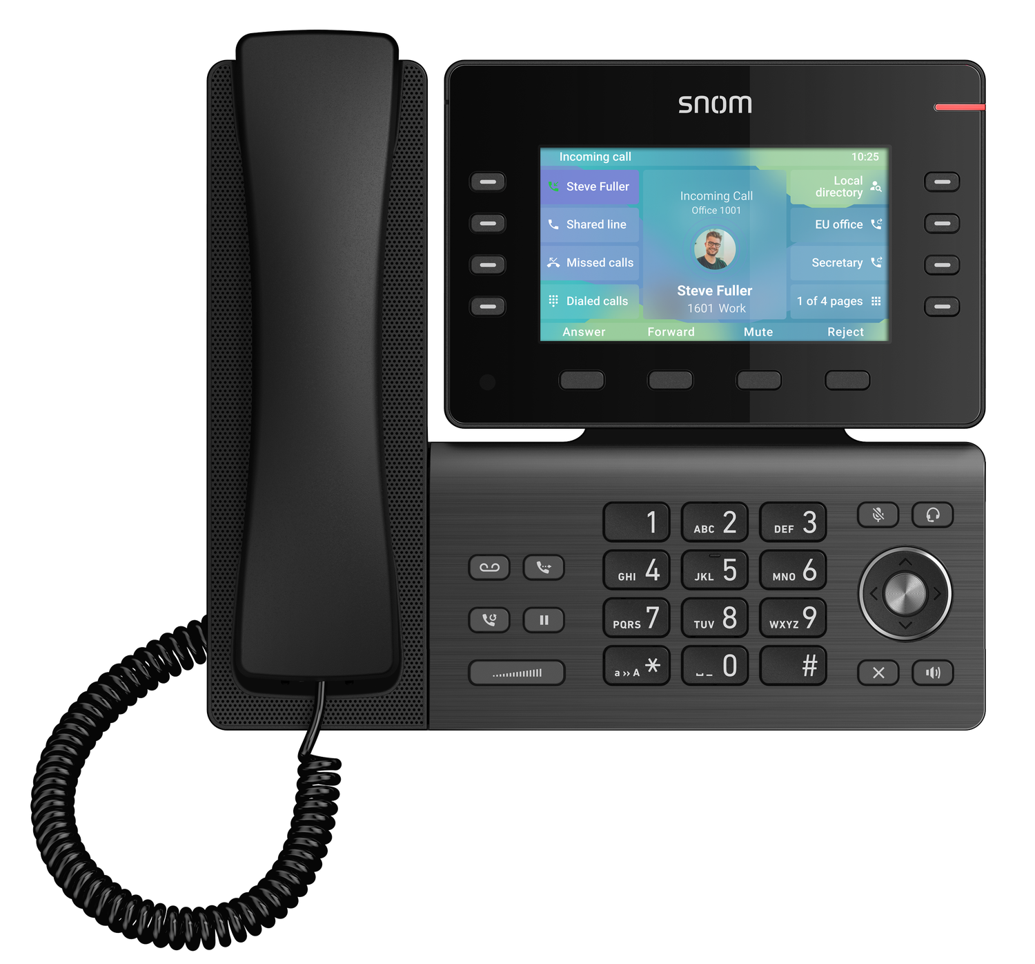 Snom D862 - VoIP-Telefon mit Rufnummernanzeige